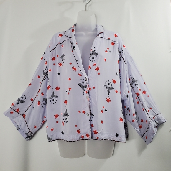 Intimately Free People Lavender PJ Top - Picture 4 of 9